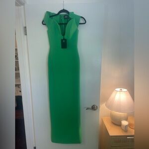 Solace London Green Maxi Dress